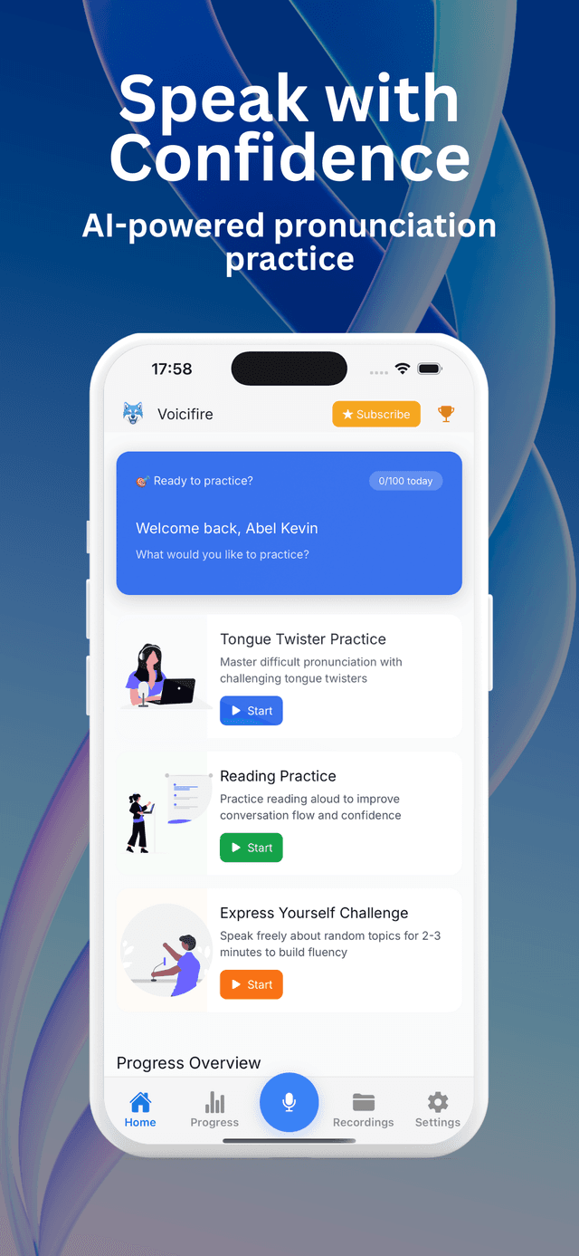Voicifire App Screenshot 1